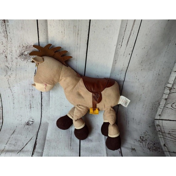 Bullseye Horse Plush Disney Pixar Toy Story Stuffed Animal With Saddle 13" - Picture 1 of 11
